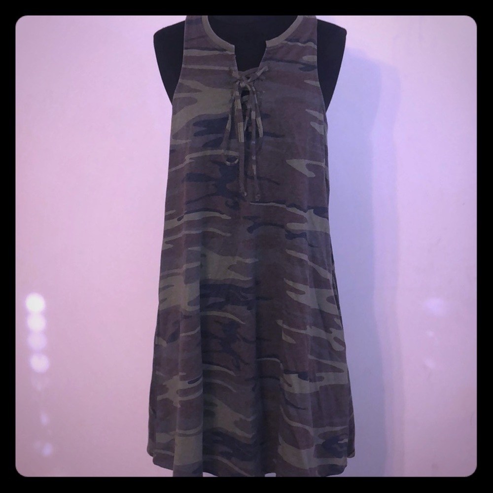 New Zsupply Tank Camo Dress L
